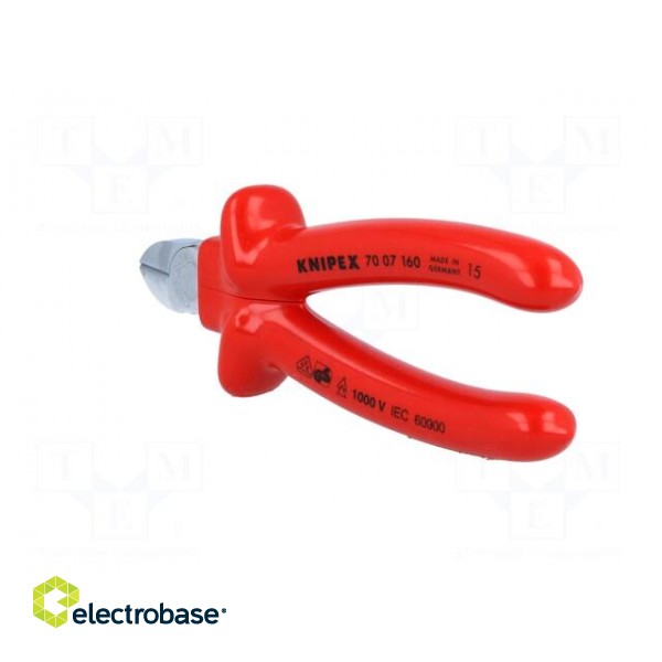Pliers | insulated,side,cutting | for voltage works | 160mm | 1kVAC image 7