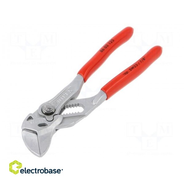 Pliers | adjustable | Pliers len: 125mm | Max jaw capacity: 23mm image 1