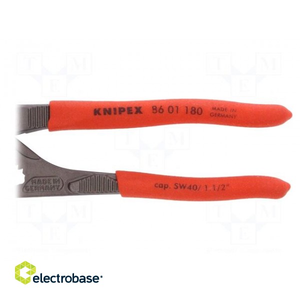Pliers | adjustable | Pliers len: 180mm | Max jaw capacity: 40mm image 4