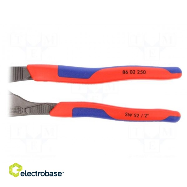 Pliers | adjustable | Pliers len: 250mm | Max jaw capacity: 52mm image 2