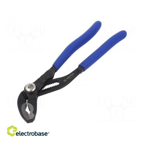 Pliers | for pipe gripping,adjustable | 200mm | with button paveikslėlis 1