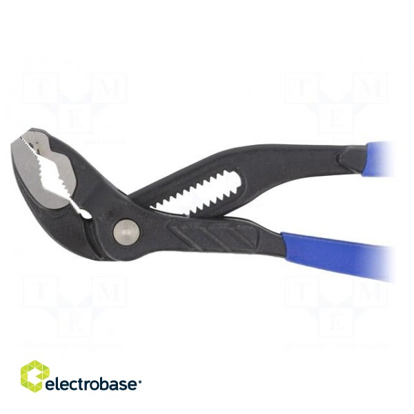 Pliers | for pipe gripping,adjustable | 200mm | with button paveikslėlis 2