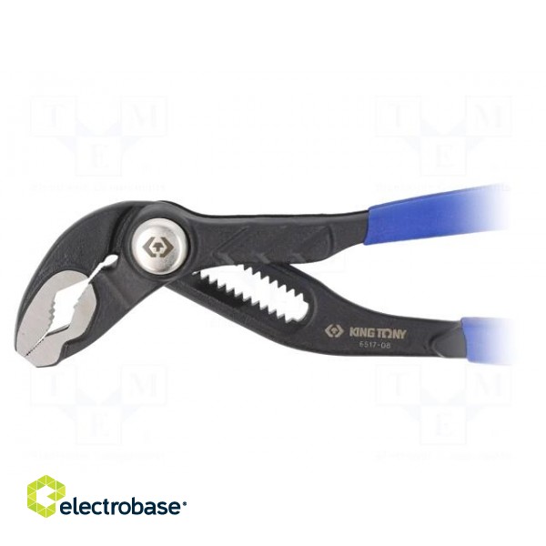 Pliers | for pipe gripping,adjustable | 200mm | with button paveikslėlis 3