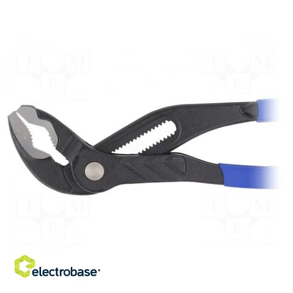 Pliers | for pipe gripping,adjustable | 250mm | with button image 2