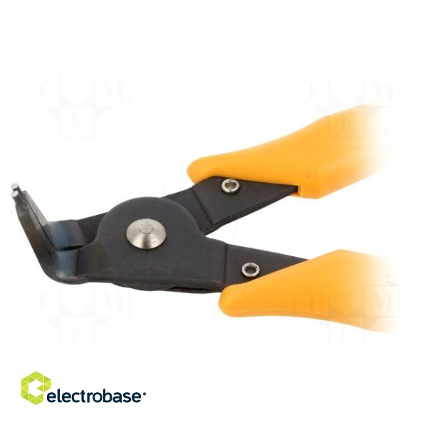 Pliers | for circlip | external | 10÷17mm | Pliers len: 150mm | angular image 2