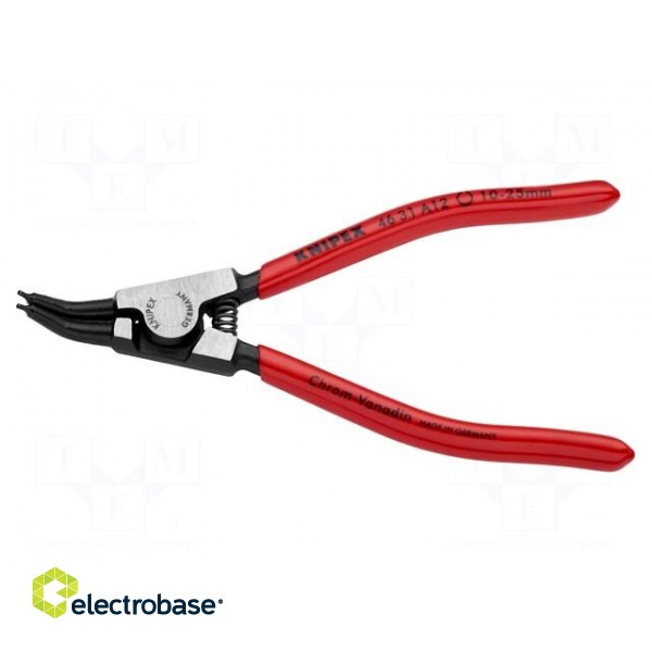 Pliers | for circlip | external | 10÷25mm | Pliers len: 130mm | angular