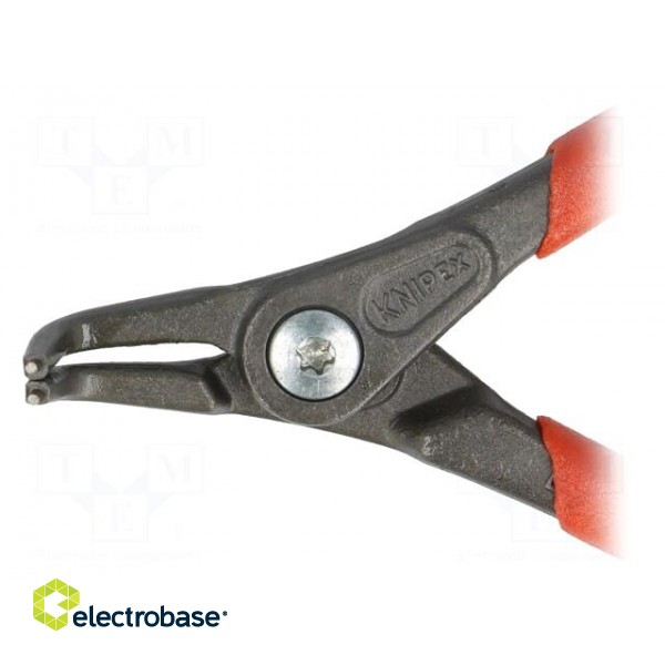 Pliers | for circlip | external | 10÷25mm | Pliers len: 130mm | angular image 4
