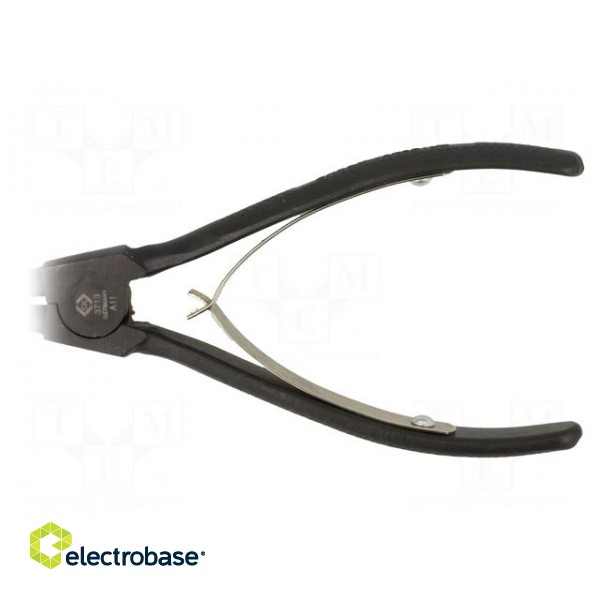Pliers | for circlip | external | 10÷25mm | Pliers len: 140mm | angular image 2