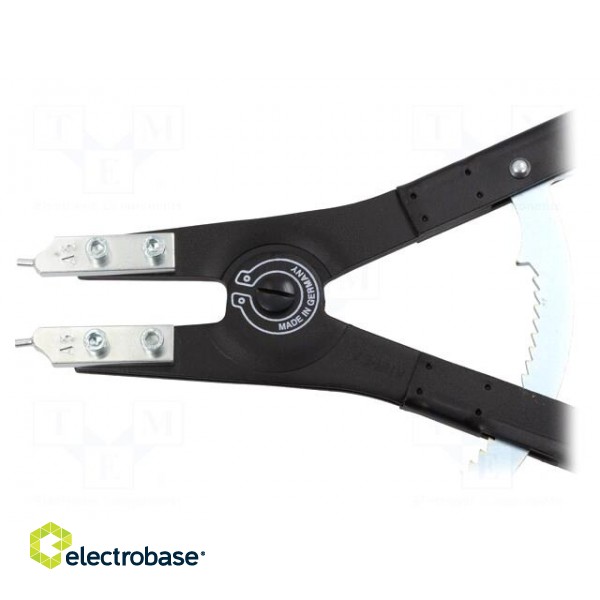 Pliers | for circlip | external | 122÷300mm | Pliers len: 560mm image 3