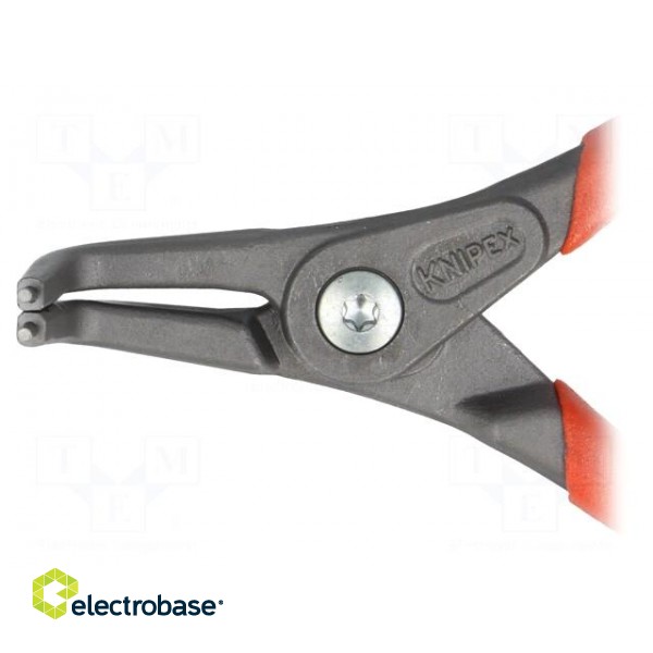Pliers | for circlip | external | 19÷60mm | Pliers len: 165mm | angular image 3