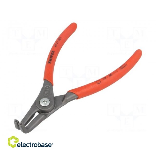 Pliers | for circlip | external | 19÷60mm | Pliers len: 165mm | angular image 1