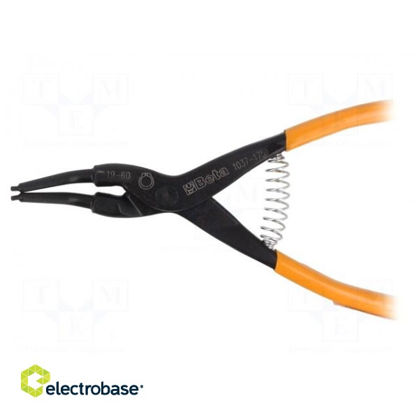 Pliers | for circlip | external | 19÷60mm | Pliers len: 175mm | angular image 3