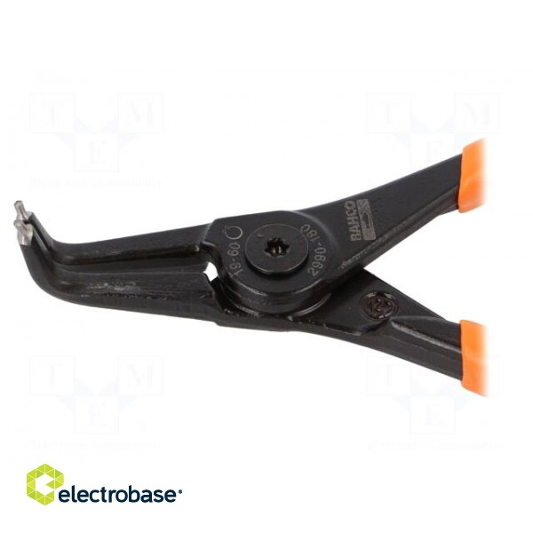 Pliers | for circlip | external | 19÷60mm | Pliers len: 180mm | angular image 2