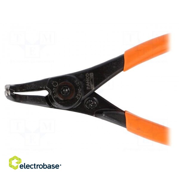 Pliers | for circlip | external | 3÷10mm | Pliers len: 125mm | angular image 3