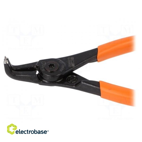 Pliers | for circlip | external | 3÷10mm | Pliers len: 125mm | angular image 4