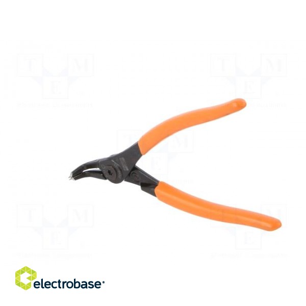 Pliers | for circlip | external | 3÷10mm | Pliers len: 125mm | angular фото 7