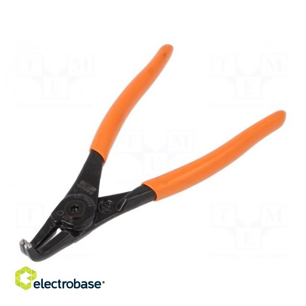 Pliers | for circlip | external | 3÷10mm | Pliers len: 125mm | angular image 1