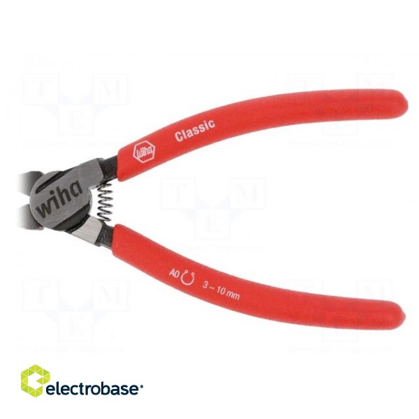 Pliers | for circlip | external | 3÷10mm | Pliers len: 139mm | straight image 2