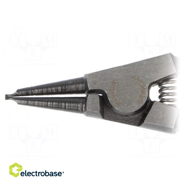 Pliers | for circlip | external | 3÷10mm | Pliers len: 140mm | straight image 2