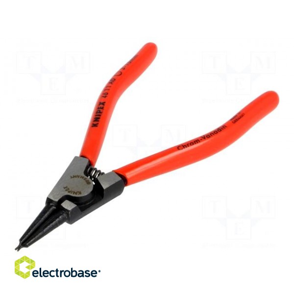 Pliers | for circlip | external | 3÷10mm | Pliers len: 140mm | straight image 1