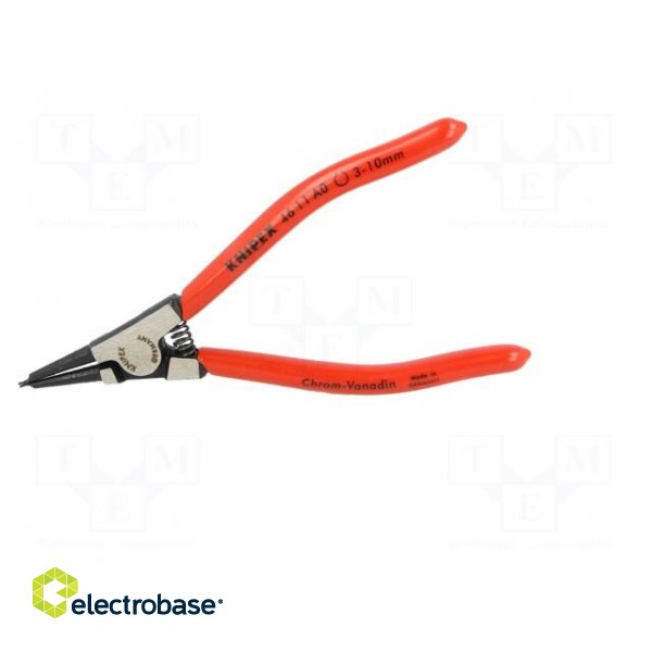 Pliers | for circlip | external | 3÷10mm | Pliers len: 140mm | straight image 7