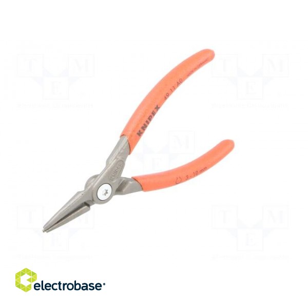 Pliers | for circlip | external | 3÷10mm | Pliers len: 140mm | straight image 5