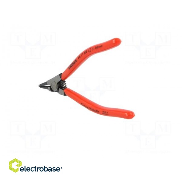 Pliers | for circlip | external | 3÷10mm | Pliers len: 140mm | straight image 8