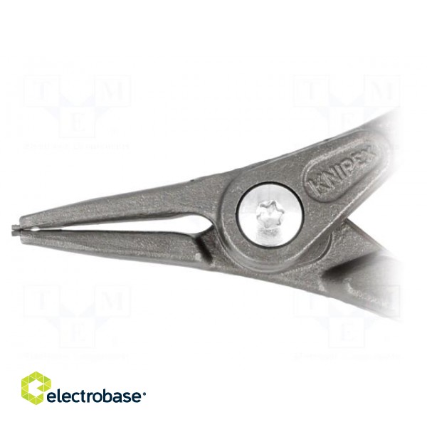 Pliers | for circlip | external | 3÷10mm | Pliers len: 140mm | straight image 2