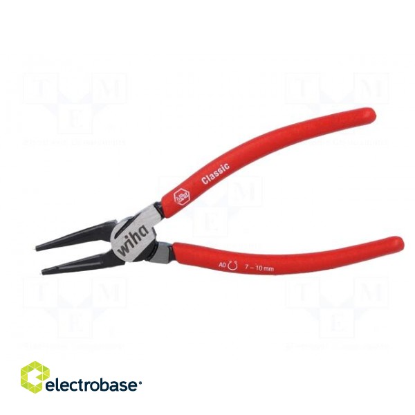 Pliers | for circlip | external | 7÷10mm | Pliers len: 140mm | straight image 6
