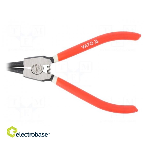 Pliers | for circlip | external | Pliers len: 180mm | straight image 2