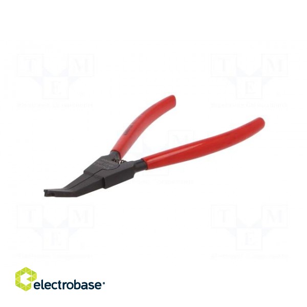 Pliers | for circlip | external | Pliers len: 200mm | straight,flat image 5