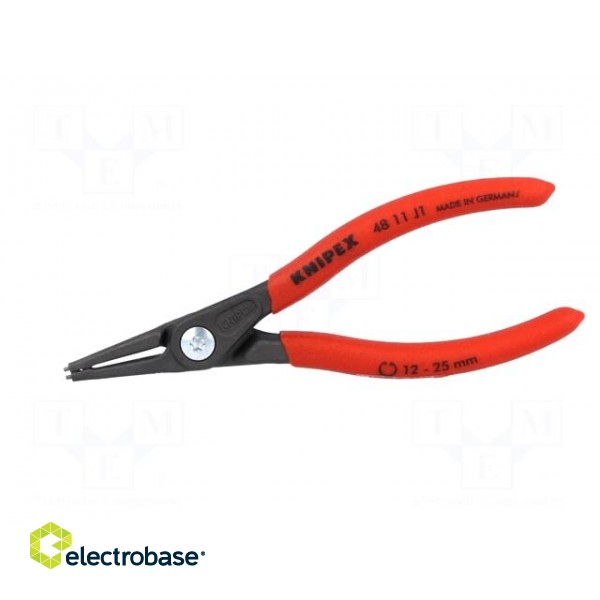 Pliers | for circlip | internal | 12÷25mm | Pliers len: 140mm image 6