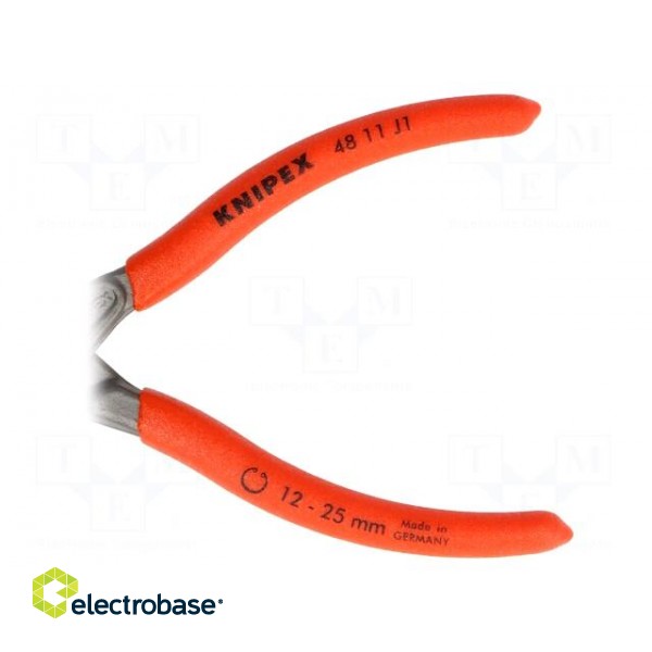 Pliers | for circlip | internal | 12÷25mm | Pliers len: 140mm image 3