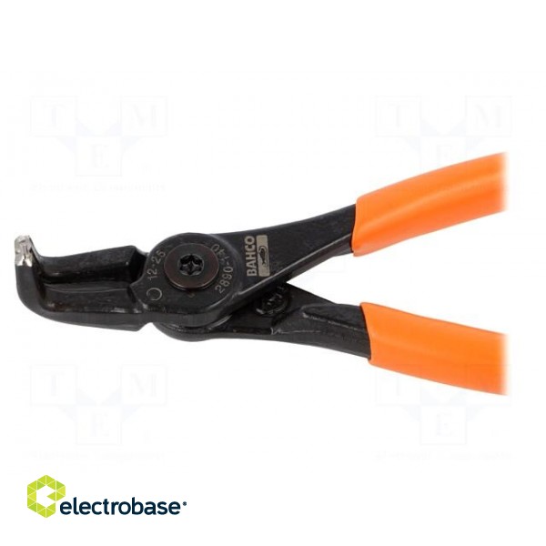 Pliers | for circlip | internal | 12÷25mm | Pliers len: 140mm | angular image 4