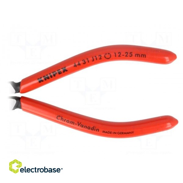 Pliers | for circlip | internal | 12÷25mm | Pliers len: 140mm | angular image 2