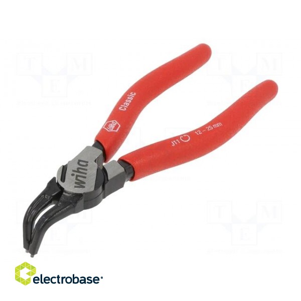 Pliers | for circlip | internal | 12÷25mm | Pliers len: 140mm | Classic image 1