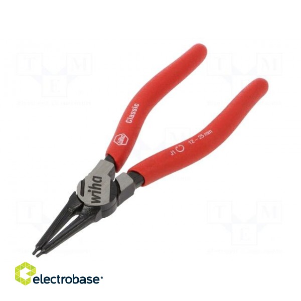 Pliers | for circlip | internal | 12÷25mm | Pliers len: 140mm | Classic image 1
