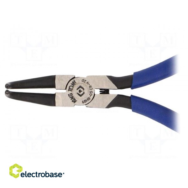 Pliers | for circlip | internal | 12÷28mm | Pliers len: 125mm | angular image 3