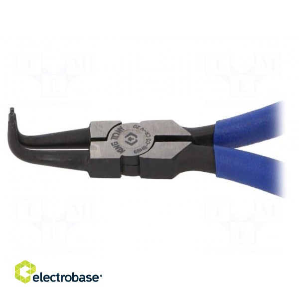 Pliers | for circlip | internal | 12÷28mm | Pliers len: 125mm | angular image 4