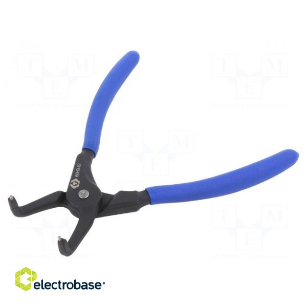 Pliers | for circlip | internal | 19÷60mm | Pliers len: 175mm | angular image 1