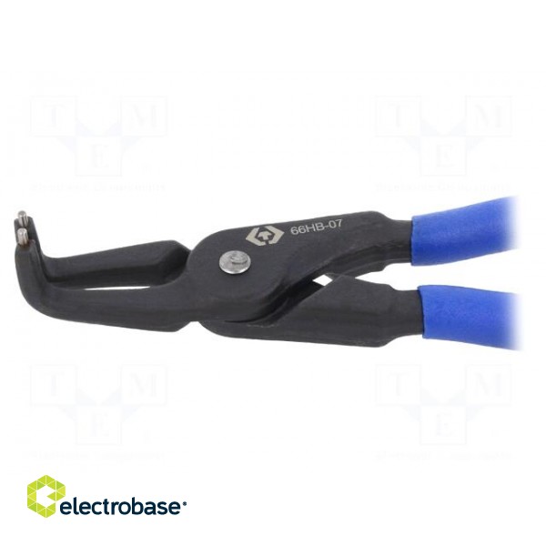 Pliers | for circlip | internal | 19÷60mm | Pliers len: 175mm | angular image 2