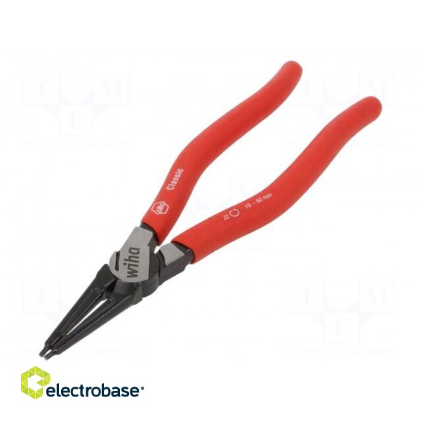 Pliers | for circlip | internal | 19÷60mm | Pliers len: 180mm | Classic image 1