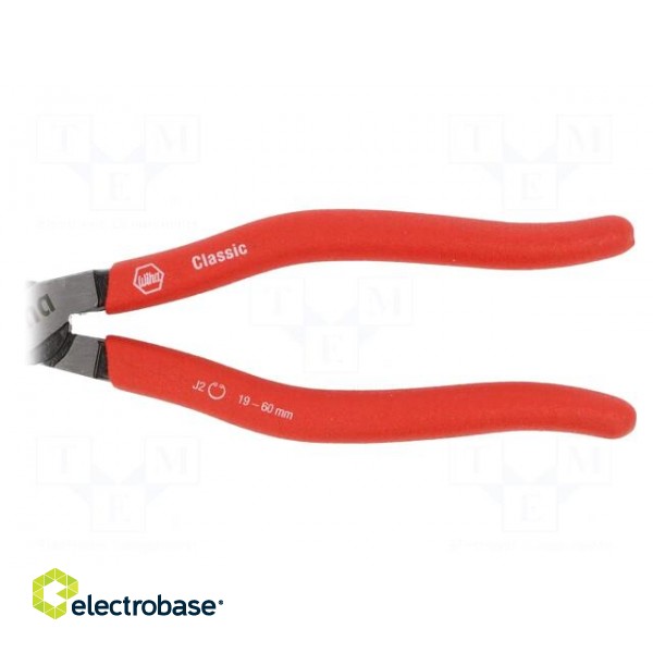 Pliers | for circlip | internal | 19÷60mm | Pliers len: 180mm | Classic image 2