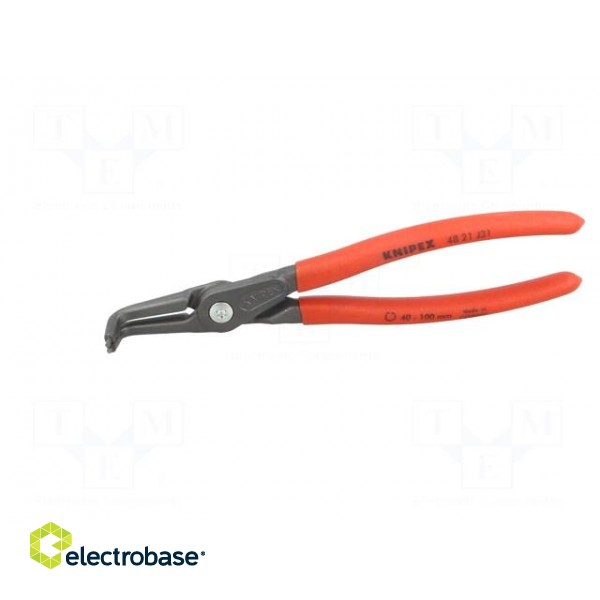 Pliers | for circlip | internal | 40÷100mm | Pliers len: 210mm image 6