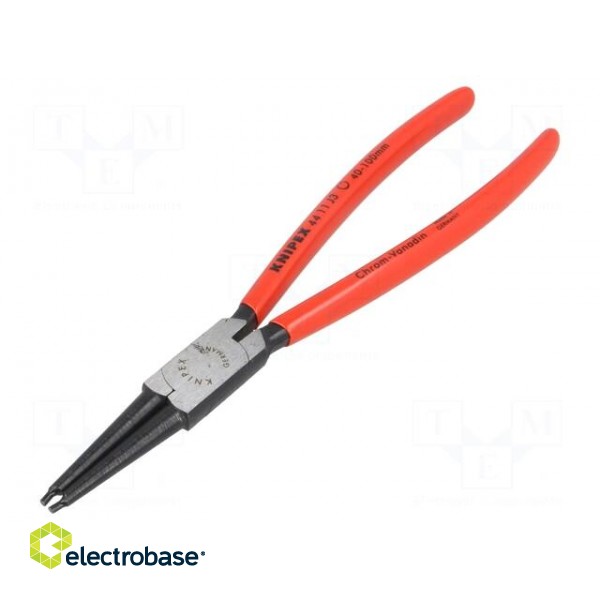 Pliers | for circlip | internal | 40÷100mm | Pliers len: 225mm image 1