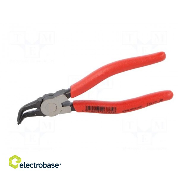 Pliers | for circlip | internal | 8÷13mm | Pliers len: 139mm | angular image 6