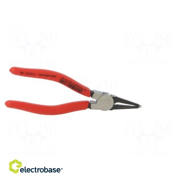 Pliers | for circlip | internal | 8÷13mm | Pliers len: 139mm | straight image 9