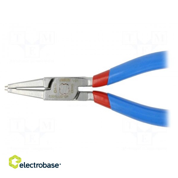 Pliers | for circlip | internal | 8÷13mm | Pliers len: 140mm | straight paveikslėlis 3