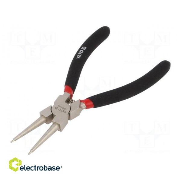 Pliers | for circlip | internal | Pliers len: 150mm | straight image 1