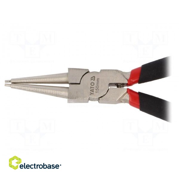 Pliers | for circlip | internal | Pliers len: 150mm | straight image 3